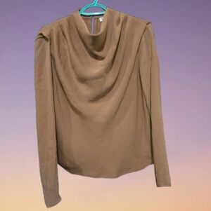 Babaton Tan Blouse